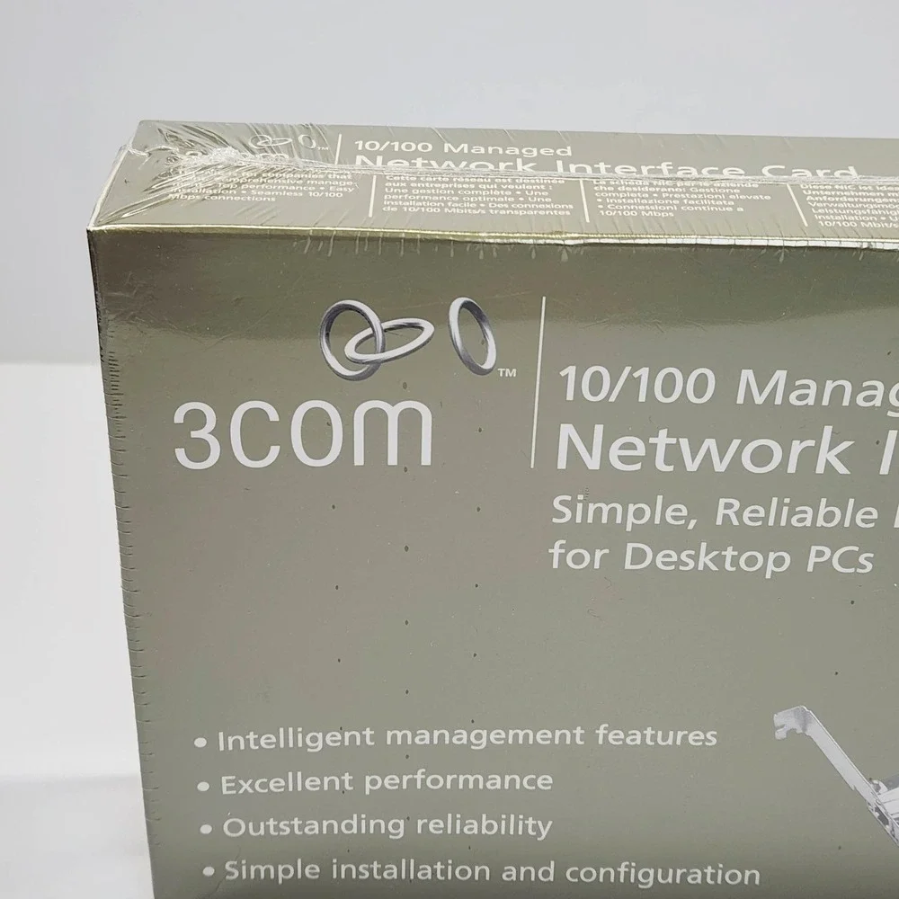 3Com 3C905CX-TX-M 10/100 Managed PCI Ethernet Network Adapter Card New Desktop - Picture 3 of 16